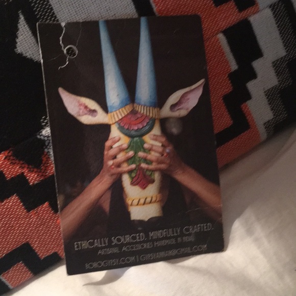 Boho Gypsy jacquard weekender bag. NWT. - Picture 3 of 5